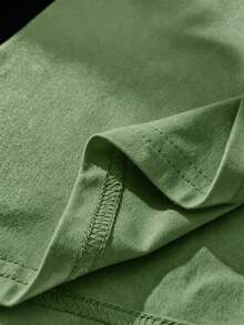 Lightweight Breeze Tee, Oversized Quick Dry Pure Cotton, Daily Work Casual Top For Men - 淺綠色1 - 查看 7