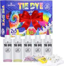 WINSONS Tie Dye Kit 5 Colors Permanent Fabric Dye Art Set For Kids Adults For School, Homemade Party, Creative Groups Activities, DIY Gift - ColorB - View 1