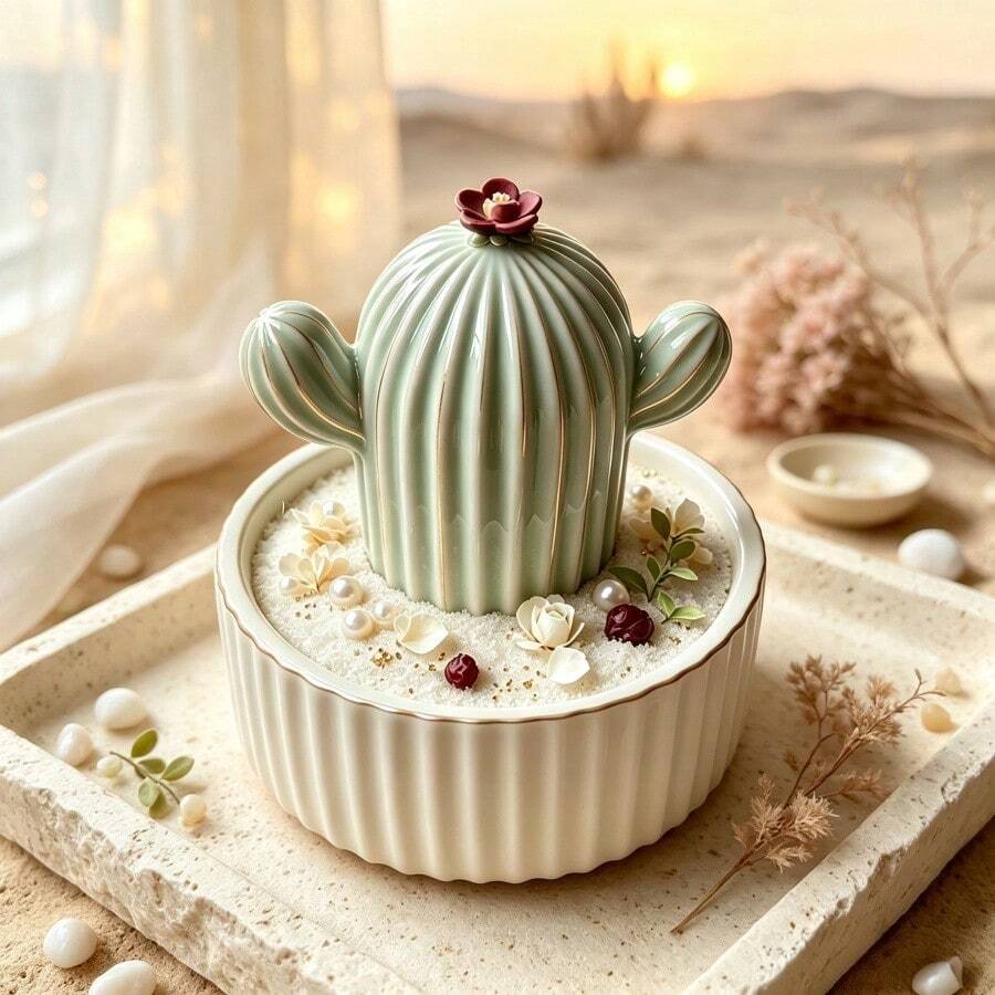 Pcs DIY Clay Mold 2pcs Set Vertical Stripe Cactus Candle Holder Round Jar Silicone Mold Set, Resin Silicone, Home Decor, Handicrafts, Plaster Cement Mold, Reusable, Easy To Demold, Holiday, Birthday Gift. Casting Silicone Mold. - Silicone Mold - View 1