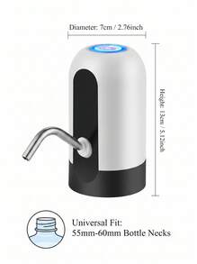 YITUMU Automatic Water Dispenser Electric Drinking Water Pump 3 & 5 Gallon Bottle USB Rechargeable Portable Water Dispenser For Home Office Kitchen With 800mAh Lithium Battery - Multicolor - View 3