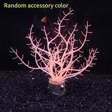 Soft Silicone Glow In The Dark Aquarium Coral Jewelry Soft Silicone And Realistic Color Change Glow In The Dark Creates Visual Effects That Are Easy To Place In The Aquarium Decoration - A - View 44