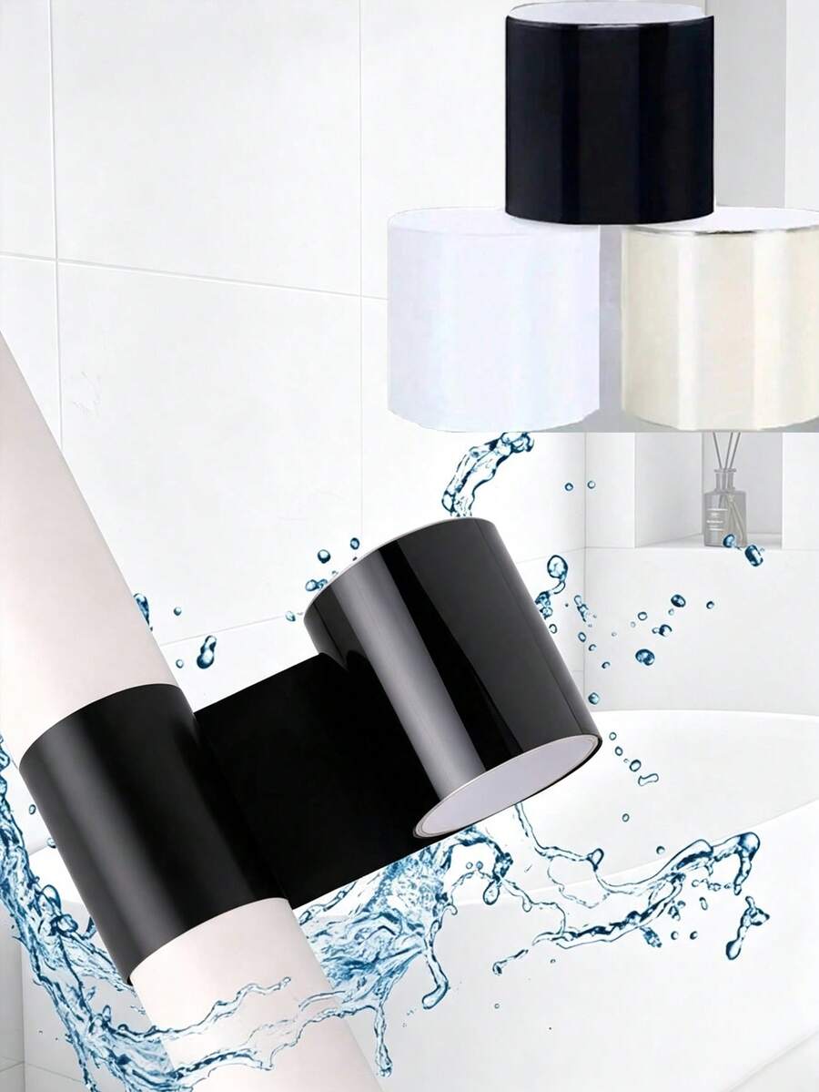 1pc Super Strong Leak-Proof Tape - Maximum Adhesion, Suitable For Indoor And Outdoor Use, Suitable For Home, RV, Roof, Pipe, Swimming Pool - Adhesive Waterproof Tape, Widely Used For Sealing And Leak Repair. Instant Leak Stop - Multicolor - View 1