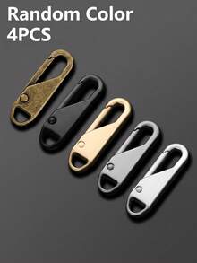 Alloy Zipper Pull Repair Kit - Universal Zipper Pull Replacement, Bag Accessories, Suitable For Clothing And Wallets - Easy To Install, Durable, Universal Zipper Pull Repair And Replacement, Removable Zipper Pull Replacement Heads - Multicolor - View 14