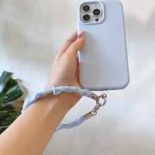 Solid Color Small Rhinestone Phone Lanyard, Versatile Portable Phone Chain, Anti-Loss Rope For Outings, Essential For Slouchy People - Multicolor - View 3