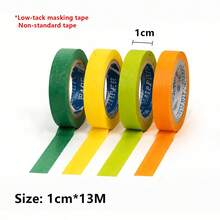 6 Rolls Vibrant Colorful Masking Tape, Suitable For Wall Art & Crafts, Non-Waterproof, Can Be Applied To Plastic, Wood, Glass, DIY Projects, Label Tape | Decorative Tape | Easy Tear Tape, Painting, Classroom Decoration, Color Sorting - Multicolor - View 21
