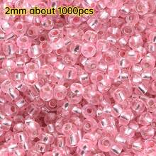 1000pcs Shiny Charm Czech Glass Seed Beads For DIY Jewelry Making Bracelet Necklace Earring Sewing Craft Accessories - Millet Pearl - View 11