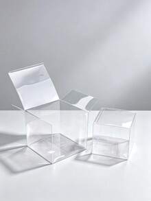 50/10pcs Transparent Gift Boxes - Suitable For Party Favors, Wedding, Birthday Gifts, Decoration And Small Business Packaging, Event Supplies - Multiple Styles - View 8