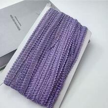 1件 20米長 - 1.2公分寬 蜈蚣金線刺繡蕾絲飾邊，手工DIY衣飾配件 - 多色 - 查看 17