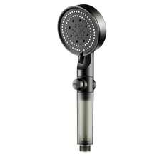 [Shower Head + 5 Filters+1.5m Shower Hose] 5-Setting Adjustable Pressure Filtered Shower Head, Handheld Shower Head With 10 Replaceable Filters, For Bathroom Showers, Outdoor Hot Water RV Showers - Shower Head + 5 Filters + 1.5m Hose - View 9
