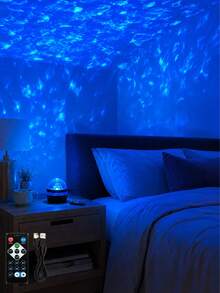 USB RGB Aurora Star Projector Lamp With Remote Control. It Creates Dreamy Starry Aurora Lights, Perfect For Home Decoration And Sweet Holiday Gifts. - Multicolor - View 14
