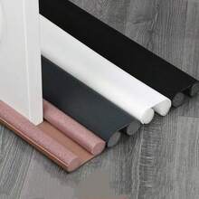 1pcA High-Resistance Rubber And Fabric Door Bottom Draft Stopper - Soundproof, Waterproof Seal Strip, Suitable For Bedroom Doors - 36.61 Inch Waterproof Door Bottom Seal Strip - A - View 1