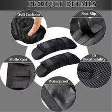 Shoulder Pads - 2pcs Black - View 8