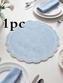 1/2/4 件套布艺节日桌垫，适用于婚礼派对餐桌装饰，PVC 铝箔餐垫，简约时尚，咖啡杯垫，防滑隔热垫，适用于婚礼、节日庆典、野餐、生日派对餐桌布置餐垫 - 彩色 - 查看 26