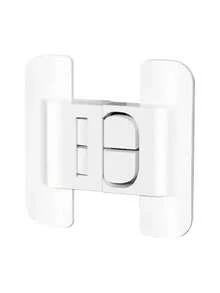 4/2pcs Refrigerator Door Lock, Self-Adhesive Lock, Suitable For Cabinet Drawer Lock, Refrigerator Lock, No Drilling Required. Self-Adhesive Safety Window Lock, Suitable For Furniture, Washing Machine, Home Appliances. - Multiple Styles - View 11