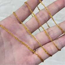 閃亮鏤空紗線 金色與銀色金屬線 鉤針手工 DIY 滾邊與編織用線 適用於包包、娃娃、飾品等 - 50g - 查看 4