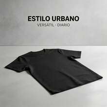 Men's Cotton T-Shirt With Graphic Print, Short Sleeve, Crew Neck, Casual Summer Style Ready Stock Local Warehouse - Black - View 6