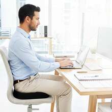 Memory Foam Seat Cushion, Ergonomic Design With Hollow Center, Soft Support For Long Sitting, Suitable For Office, Home, Car, Desk And Chair Use - Y - View 10