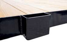 Heavy Duty Weld On 2x4 Steel Stake Pockets For Trailer &Amp; Truck (4) - ColorB - View 2