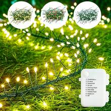 Adjustable Mode Firecracker LED Decorative Lights, IP44 Waterproof Battery Box String Lights, Suitable For Camping, Balcony, Christmas Home Decor, No Built-In Batteries Included - Multicolor - View 3