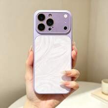Water Ripple Instant Mirror Phone Case, Anti-Scratch Selfie Mirror & Camera Lens Protector, Compatible With IPhone 17 16 15 14 13 Pro Max 12 Pro Max 11, Holiday Gift - Purple - View 1