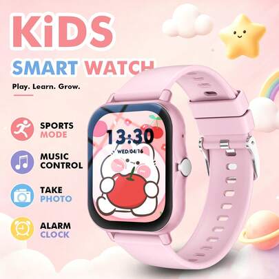 New Children's Smart Watch, Upgraded Game Smart Watch, Suitable For Teens And Children, Supports Alarm Reminder, Pedometer, Stopwatch, Calculator, Games, Camera, Can Be Given As A Gift