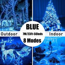 1件裝太陽能戶外串燈，8種照明模式，銅線燈，適用於聖誕節、花園、庭院、圍欄、陽台、聖誕樹、婚禮、派對、聖誕節、居家/戶外裝飾、聖誕禮物 - Solar Led String Light - 查看 16
