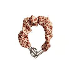 Leopard Print Phone Lanyard Wrinkled Wrist Strap Short CCD Keychain Hanging Chain Bag Charm - Multicolor - View 8
