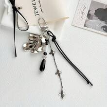 Y2K Gothic Phone Charm Chain, Dark Style Keychain Bag Pendant, Vintage Punk Strap For Phone Case Handbag Backpack Decoration - Multicolor - View 4
