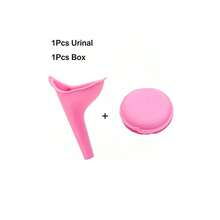 2pcs Portable Silicone Female Urination Device, Foldable Reusable Female Standing Urinal Funnel With Storage Box, Compact Travel Urinal, Suitable For Camping, Hiking, Outdoor Personal Hygiene Accessory - Multicolor - View 12