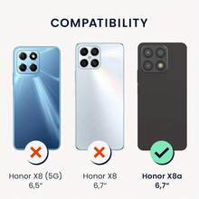 Kompatibel dengan Casing Ponsel Honor X8a, Perlindungan Kamera Sudut yang Diperkuat, Casing Ponsel TPU Tipis Fleksibel Transparan yang Menyerap Guncangan - Clear - View 3