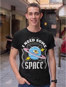 Camisetas de hombre - Negro - Ver 2
