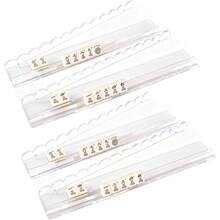 4pcs Acrylic Tortoise Shell Mahjong Rack Set With Magnetic Push Rod, 17.5"/20" Acrylic Mahjong Rack Tile Holder Acrylic Mahjong Accessories, Suitable For All Tile Sets - Transparent - View 10