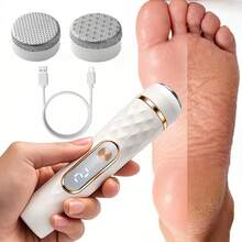 Electric Foot Callus Remover, Automatic Dead Skin Remover, Portable Foot Care Device, One-Touch Control, Suitable For Hard Skin And Cracked Skin, Rechargeable, Replaceable Grinding Heads, Unisex, Targeting Heel Dead Skin, Christmas Gift Set - Multicolor - View 11