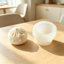 1件裝麵包造型香氛蠟燭矽膠模具，家居裝飾/禮品裝飾石膏模，手工環氧樹脂翻模模具，藝術裝飾黏土石膏模 - A-白色 - 查看 1