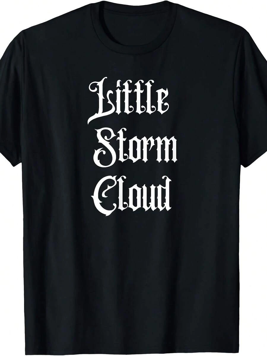 LITTLE STORM CLOUD, WEDNESDAY'S DARK FAMILY GOTHIC HUMOR T-Shirt - 黑色 - 查看 1