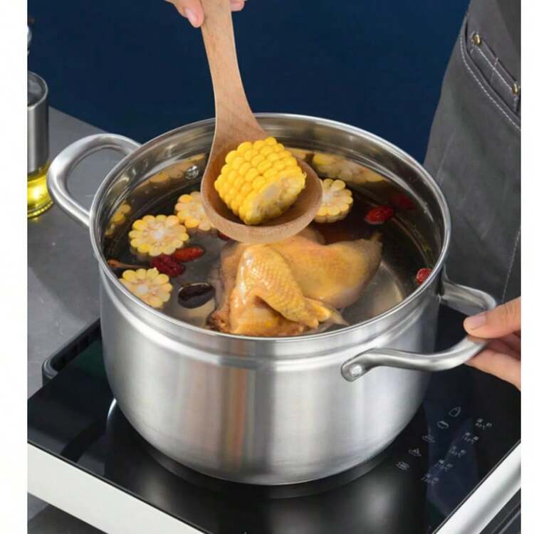 Stainless Steel Steamer Home Use 2026 New Model Glass Lid Soup Pot One-Piece Steamer Rice Cooker - View 10