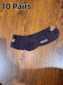 1/5/10 pares de calcetines de media caña para hombre marca SP, calcetines deportivos anti-olor y de absorción de humedad - Multicolor - Ver 39