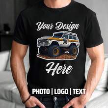 Men T-Shirts - 黑色 - 查看 1