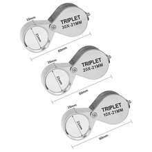 1pc-Jeweler's Magnifying Glass, Used For Jewelry Inspection. 30x21/20x21/10x21mm. Foldable Metal Diamond Jewelry Antique Jade Coin Identification Glass Magnifier. Tools & Home Improvement, Convenient And Practical, Sturdy And Durable. Measurement Analysis Instrument, Tools & Home Improvement. - Multicolor - View 11