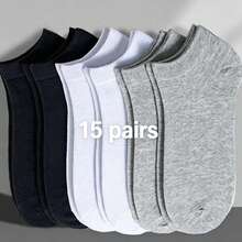1/6/8/10/15/30 Pairs Random Assorted Women's Low-Cut Invisible Socks - Candy Color Palette, Breathable & Comfortable, Versatile For Summer Daily Wear, Thin Sports Short Socks - Multicolor - View 13