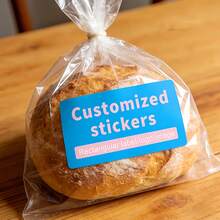 500/1000pcs Customized Rectangular Stickers, Customized Labels, Rectangular Labels, Customized Stickers, Logo Stickers, Packaging Stickers, Opening Stickers - Promotional Business Stickers - Holiday And Event Stickers - Customizable Marketing And Branding Stickers - Multicolor - View 5