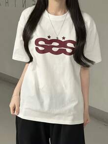 Women T-Shirts - 白色 - 查看 3