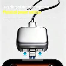 Type-C 140W Fast Charging Adapter With Auto Power-Off, Dual Current Recognition, Overcharge Protection, Universal USB-C Compatible With Phones, Tablets, Laptops - one-size - View 2