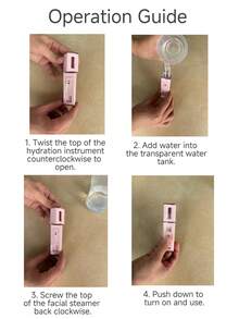 USB Rechargeable Nano Moisturizer, Portable Facial Mist Humidifier, Suitable For Travel And Home Use, With 150mAh Battery - Mist - View 9