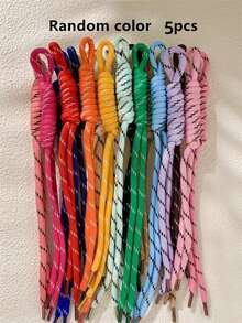 10/20pcs Random Color Nylon Rope DIY Handmade Weaving Set, Lanyard Keychain And Backpack Pendant Weaving Materials, Handmade Jewelry Craft Supplies - Colored Nylon Rope - View 14