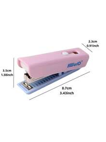 1 pieza Mini Engrapadora No.10, Máquina de Engrapado Plegable y Portátil, Papelería Compacta de Mano, Para Cuadernos, Encuadernación de Documentos, Organización de Documentos de Oficina - Grapadora - Ver 6