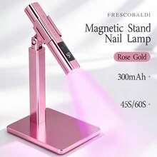 5 Colors Handheld Display Screen Straight Nail Lamp, Rechargeable Fast Drying Mini Nail Lamp, Portable LED Nail Lamp For Quick Curing, Suitable For Home Use - Multicolor - View 15