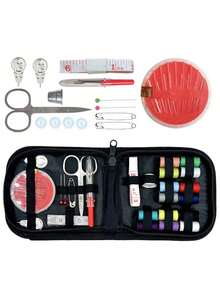 1pc Portable Sewing Kit Home Sewing Tools 10pcs/Set Thread Box Sewing Needles Threader Hand Sewing Supplies (Random Color) Scissors And Other Emergency Repair Supplies, Multiple Colors Basic Sewing Accessories, Suitable For Quick Repair - General Purpose - View 9
