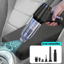 YAIUZGOO 3合1車用吸塵器，強力吸力，便攜式手持無線吸塵器，適用乾濕兩用，汽車配件，2400mAh - C - 查看 10