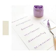 2026 Novo Estêncil Reutilizável para Artesanato com Padrões Florais, Animais e Palavras em Alemão para Fazer Cartões DIY, Scrapbooking e Diários - LY0027 - Visão 8